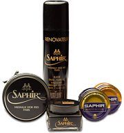 Shoe care products by Saphir